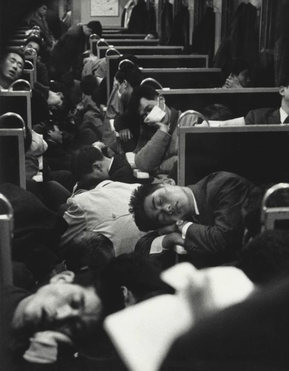 Nicolas Bouvier, People sleeping in a night train,1964
