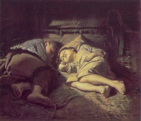 Vasily Perov - children-sleeping-1870