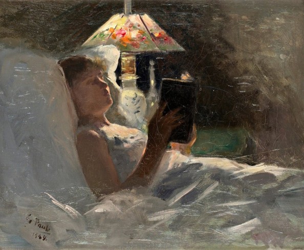 Georg Pauli - The Reading Light (1884)